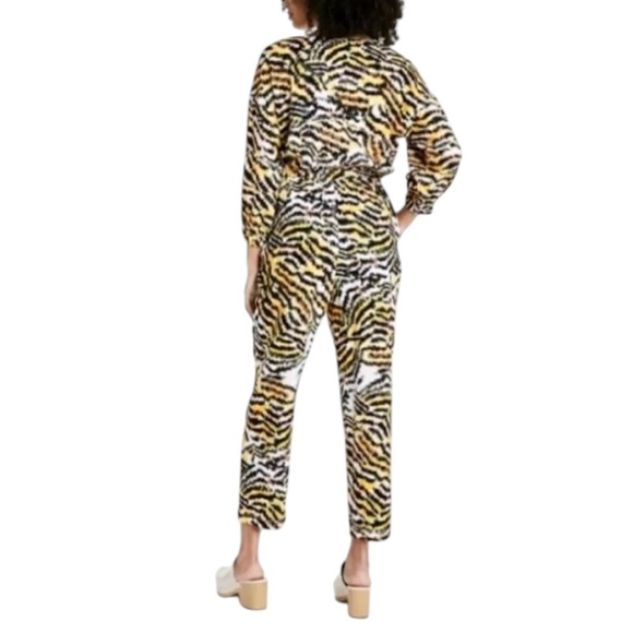 Rachel Comey x Target 🐅 Tiger Stripe Black and Orange Jumpsuit - Picture 12 of 13